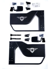 Combat Off Road Half Doors Front Steel Pair Jeep Wrangler 2018-2023|Gladiator 2020-2023                                     - 15-1046 - Image 3